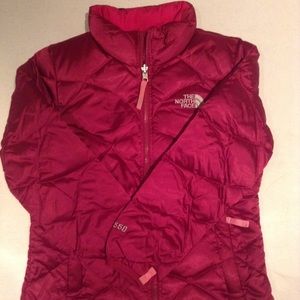 Girls (Medium) Raspberry North Face Jacket!